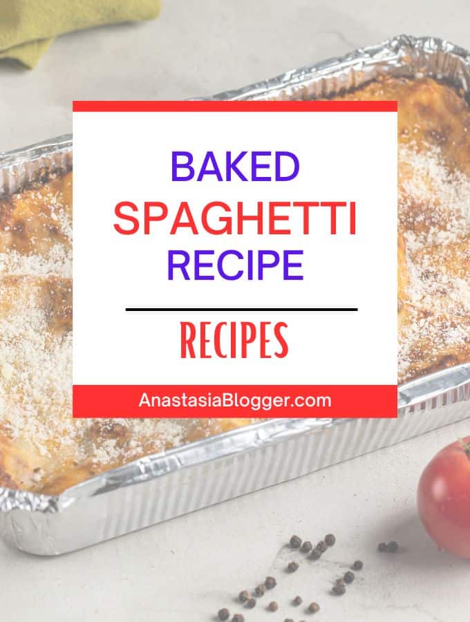 cheesy baked spaghetti
