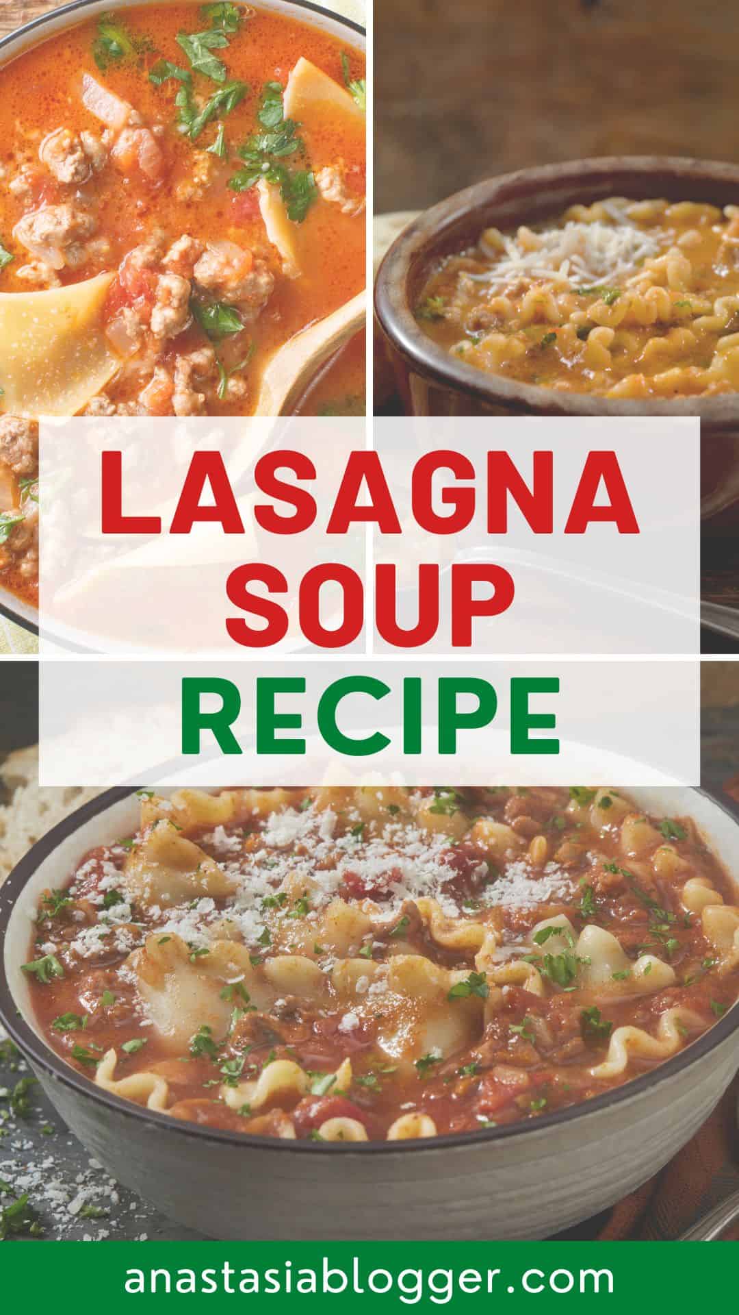 Tasty Lasagna Soup Recipe