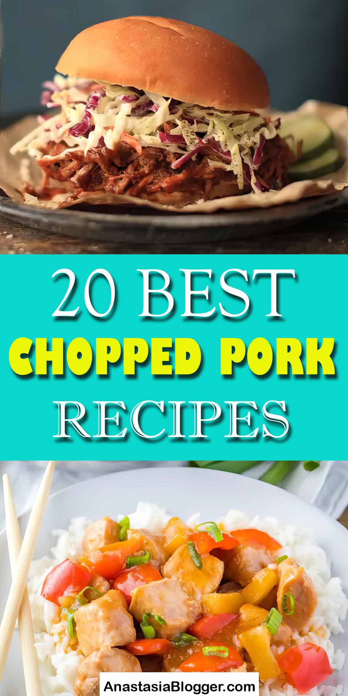 Chopped Pork Recipes Ideas