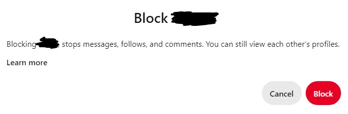 cómo eliminar seguidores de pinterest