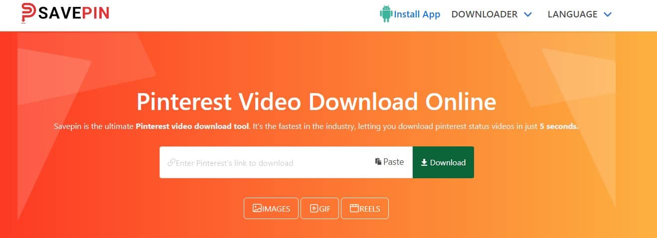 pinterest video downloader