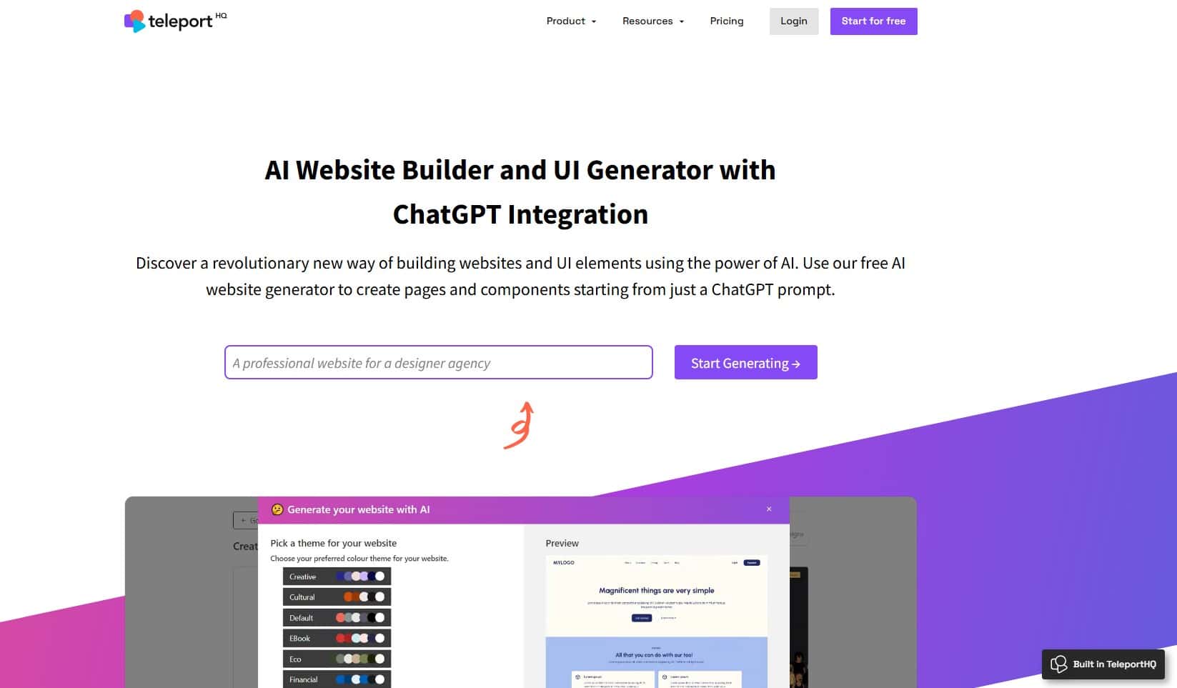 ai website builders