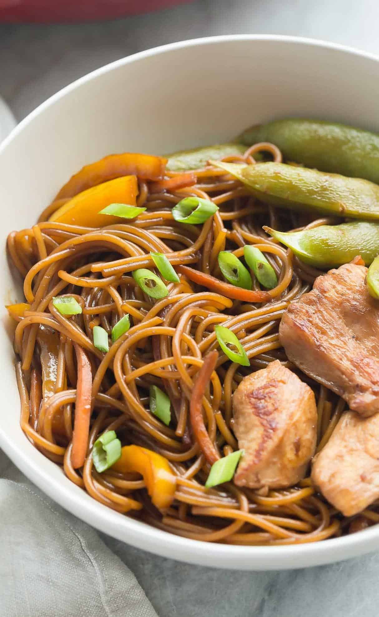 Chicken and Green Bean Vermicelli Noodles