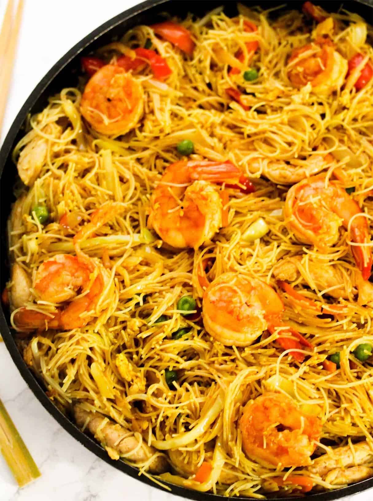 How Rice Noodles are Made as Thin Vermicelli or Wide Silky Rice Sheets
