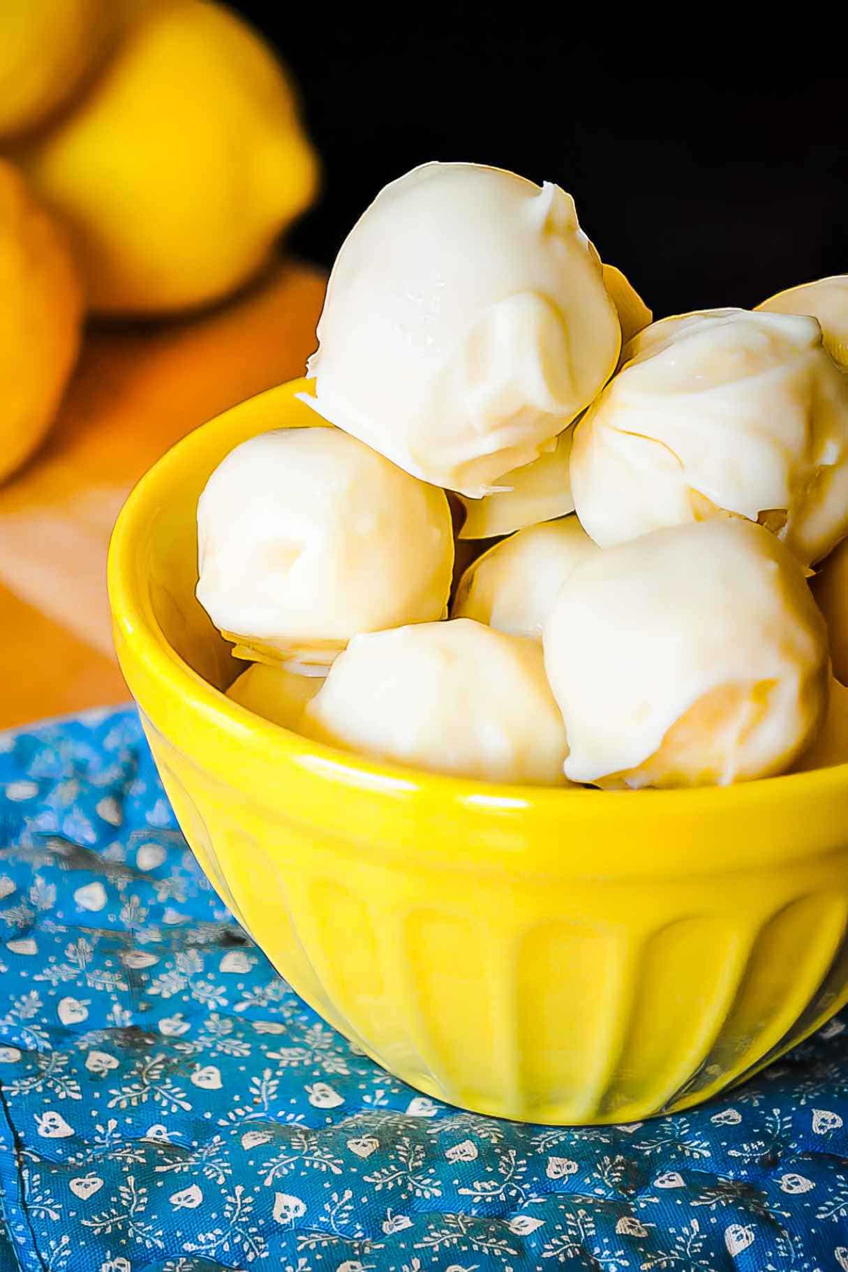Lemon Coconut Truffles