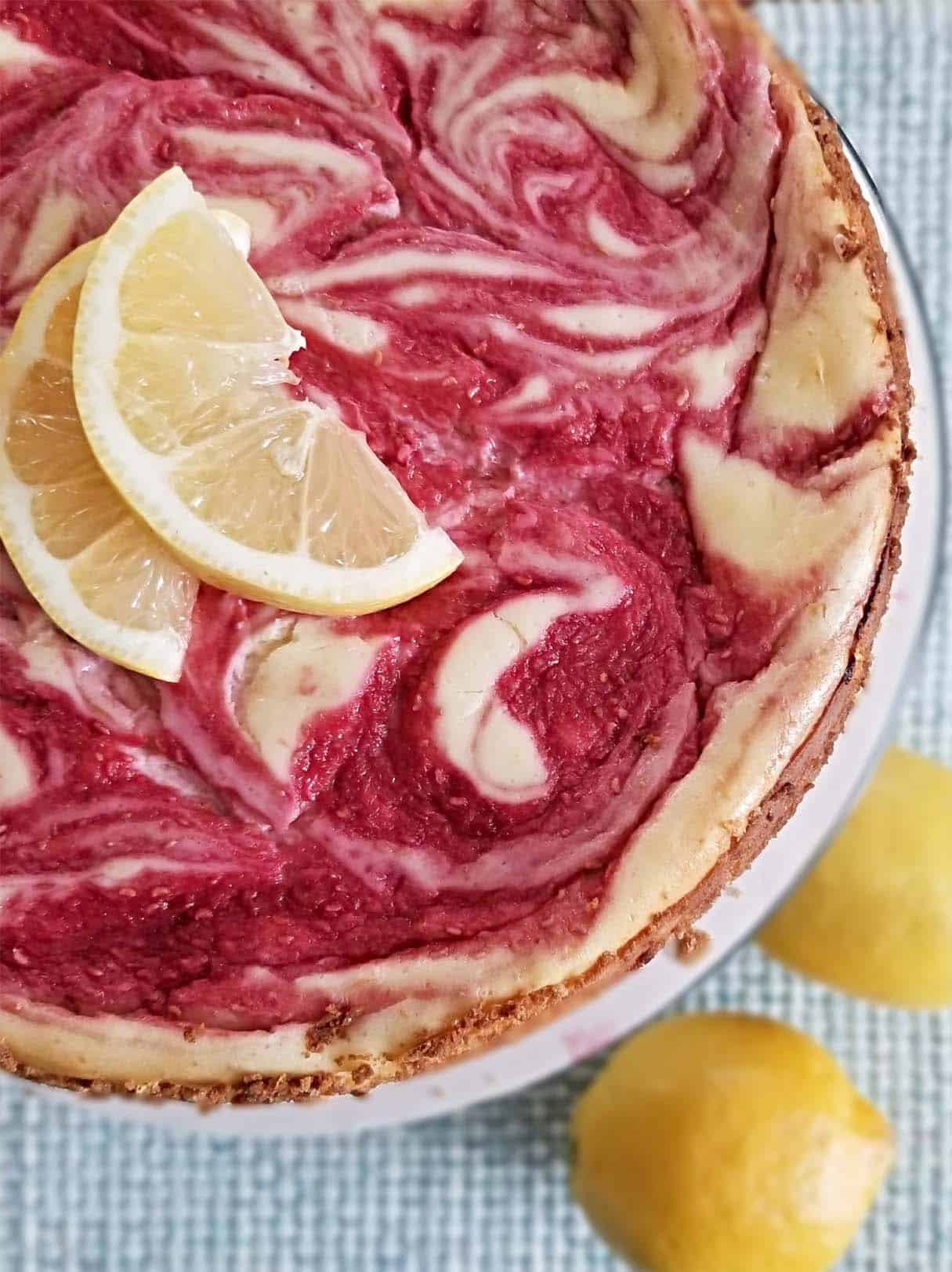 Lemon Raspberry Cheesecake