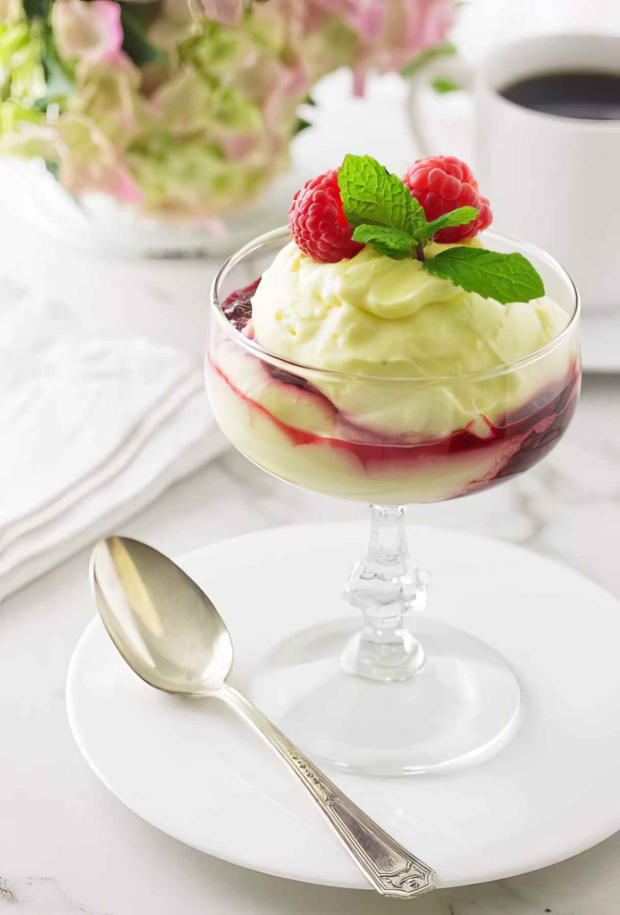 Luscious Lemon Raspberry Parfait
