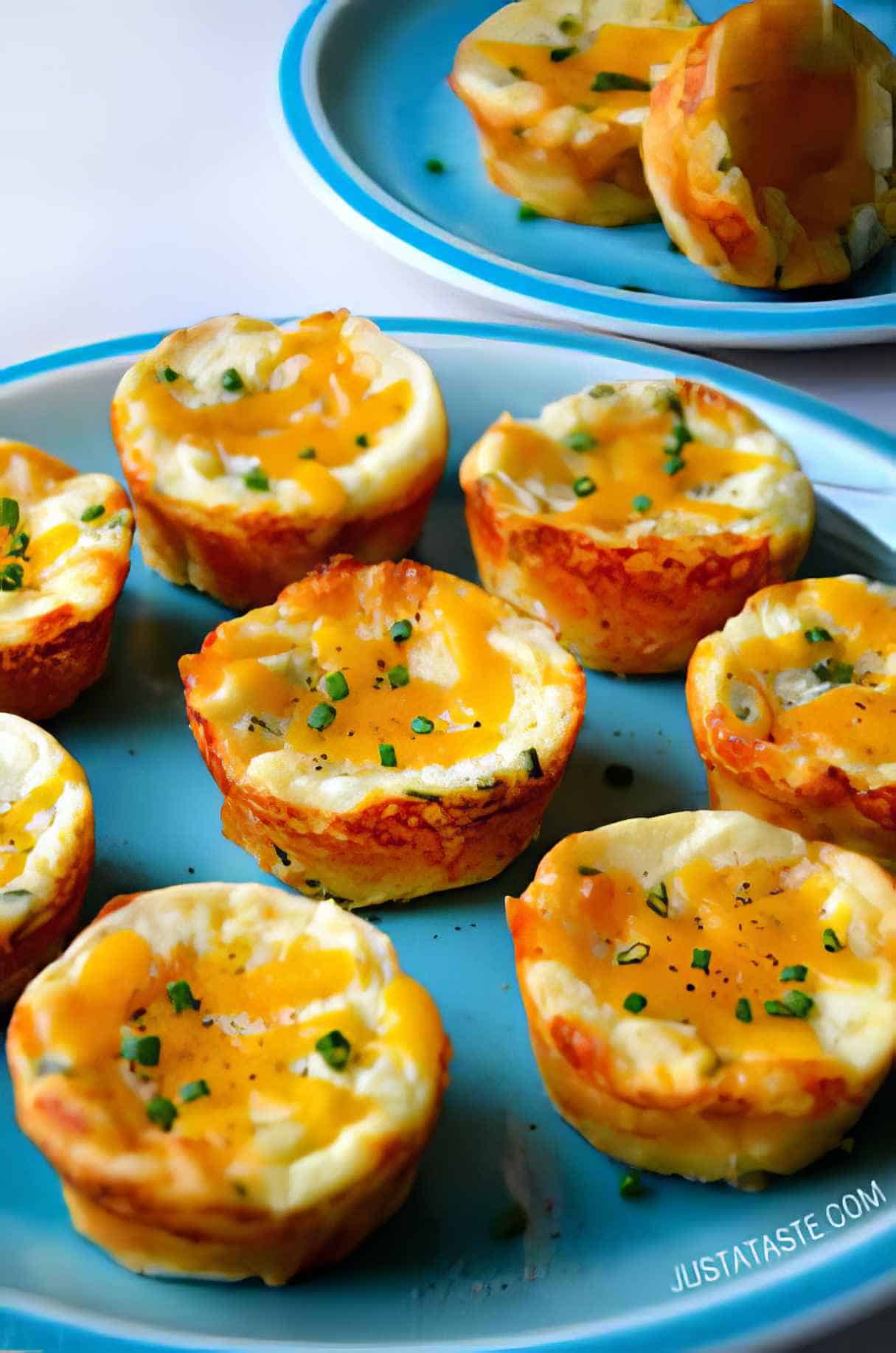 Cheesy Leftover Mashed Potato Muffins