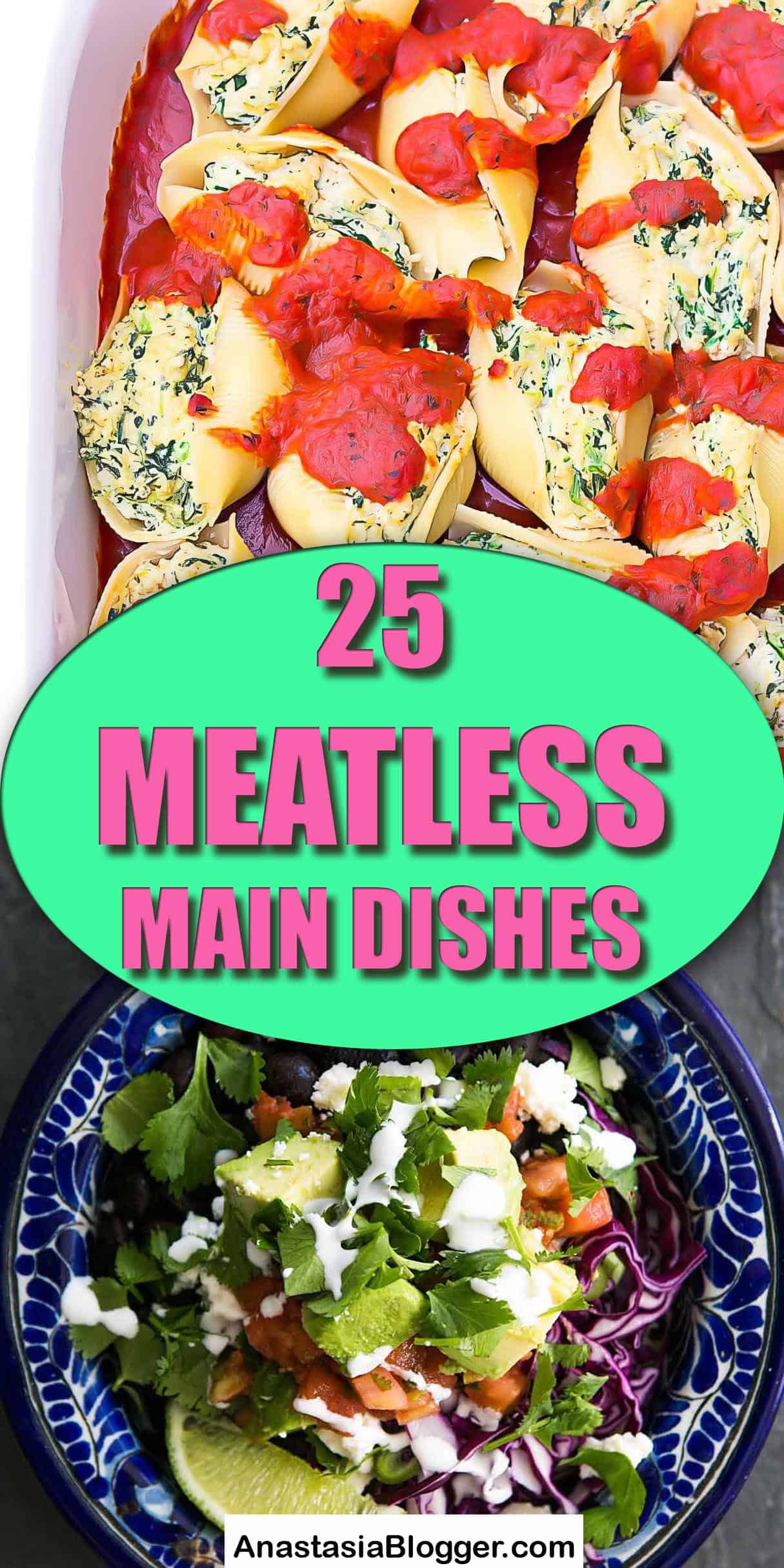 25 Meatless Main Dishes