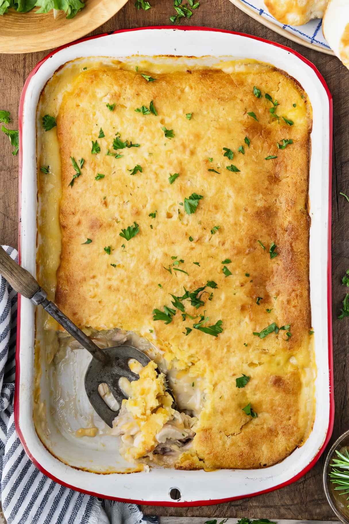 Chicken Cornbread Casserole