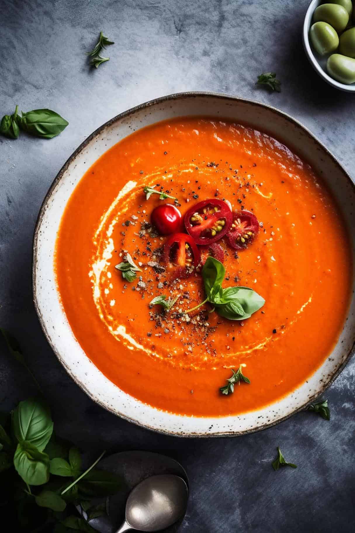 Roasted Tomato Mushroom Soup