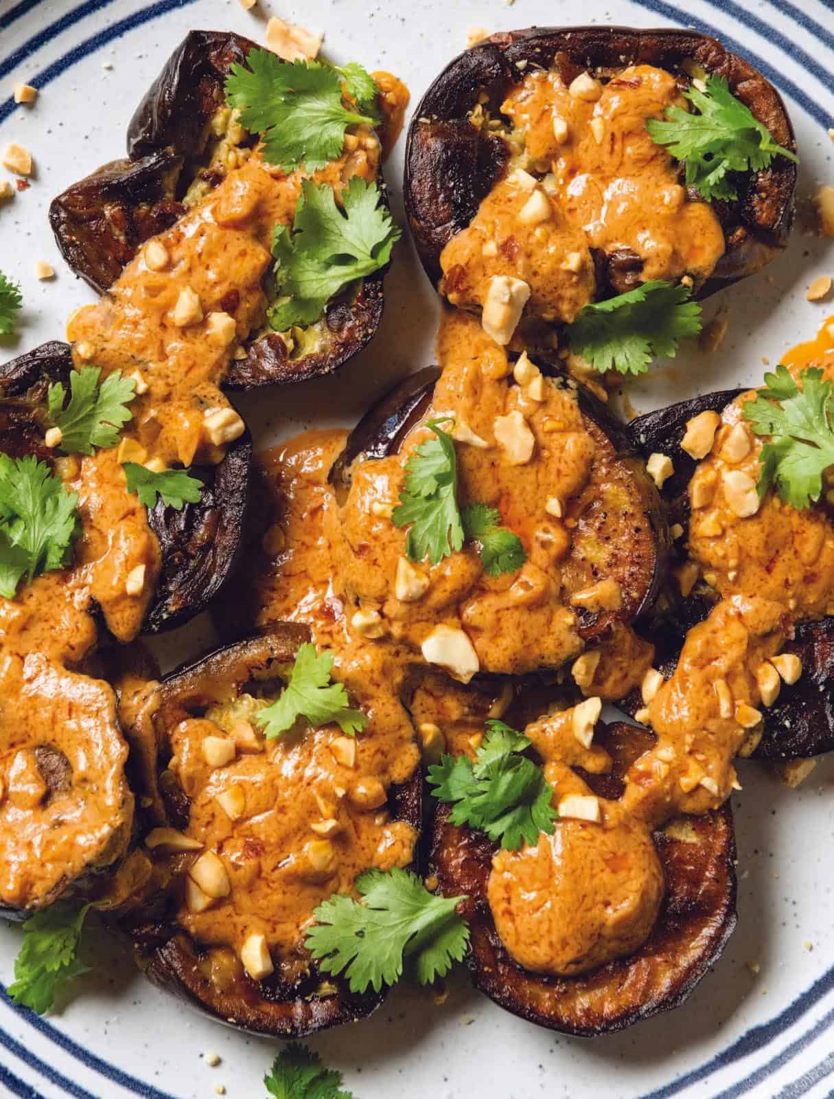 Try to Make Roasted Eggplant in Mafé Peanut Sauce