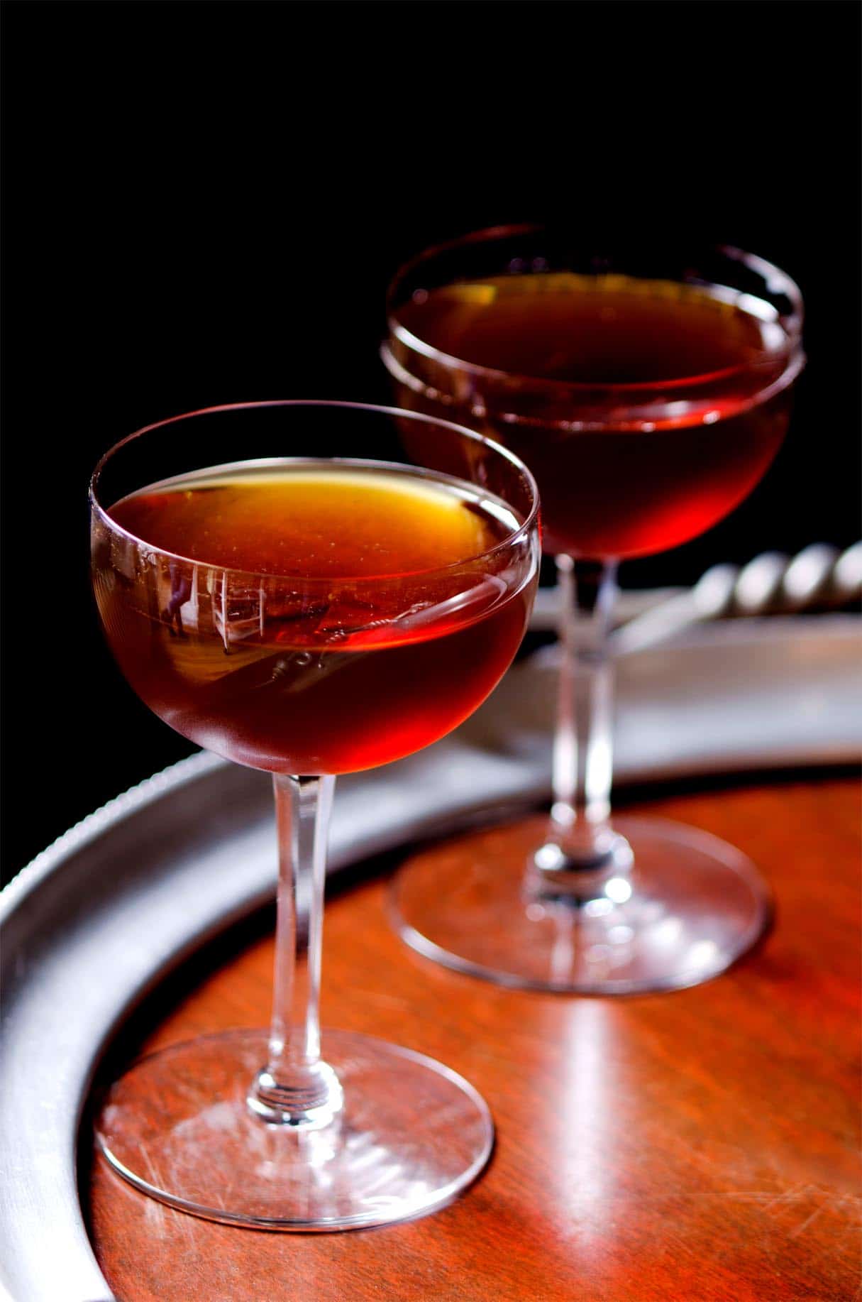 Wine and Whiskey Cocktail
