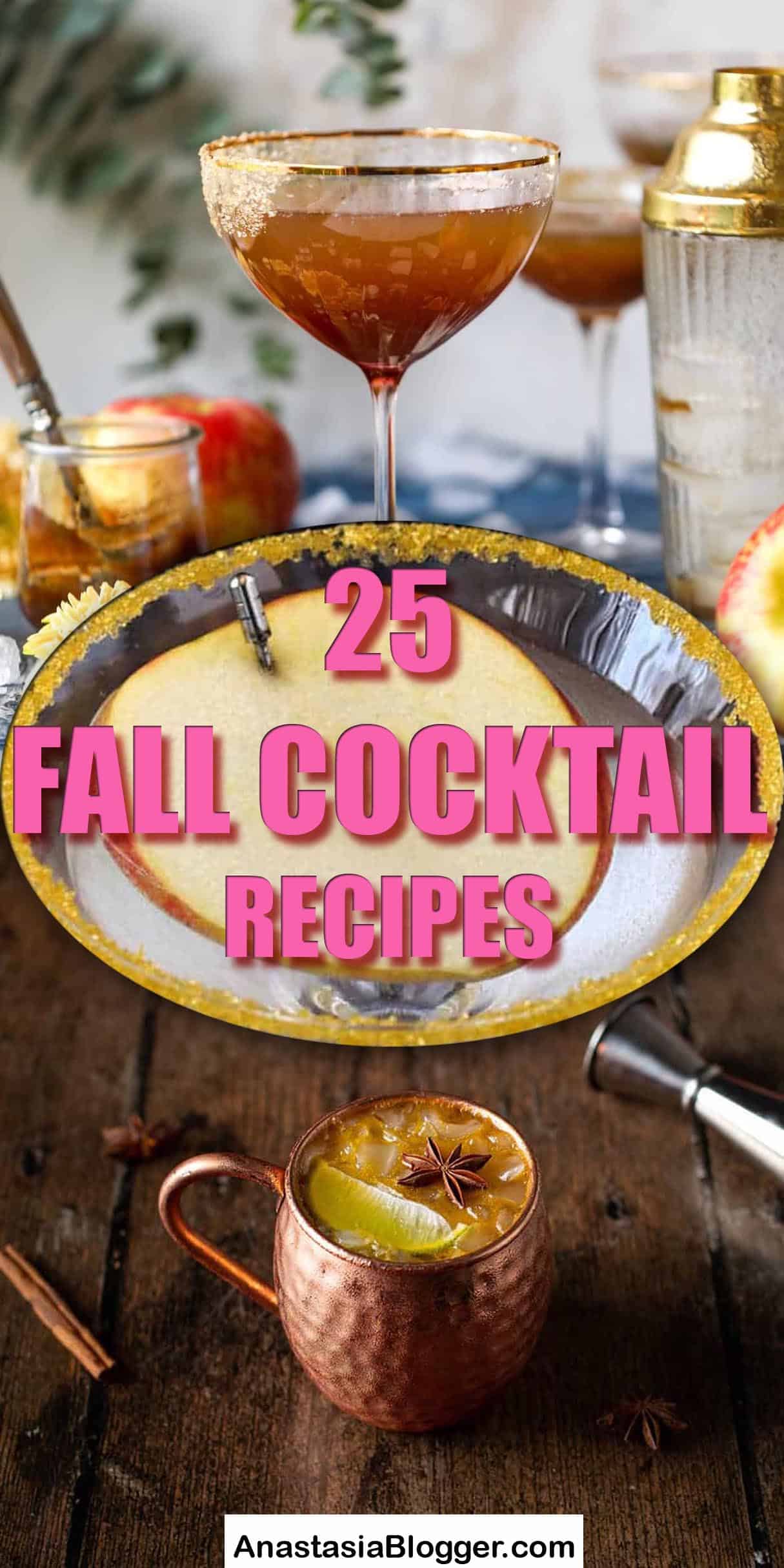 25 Fall Cocktail Recipes