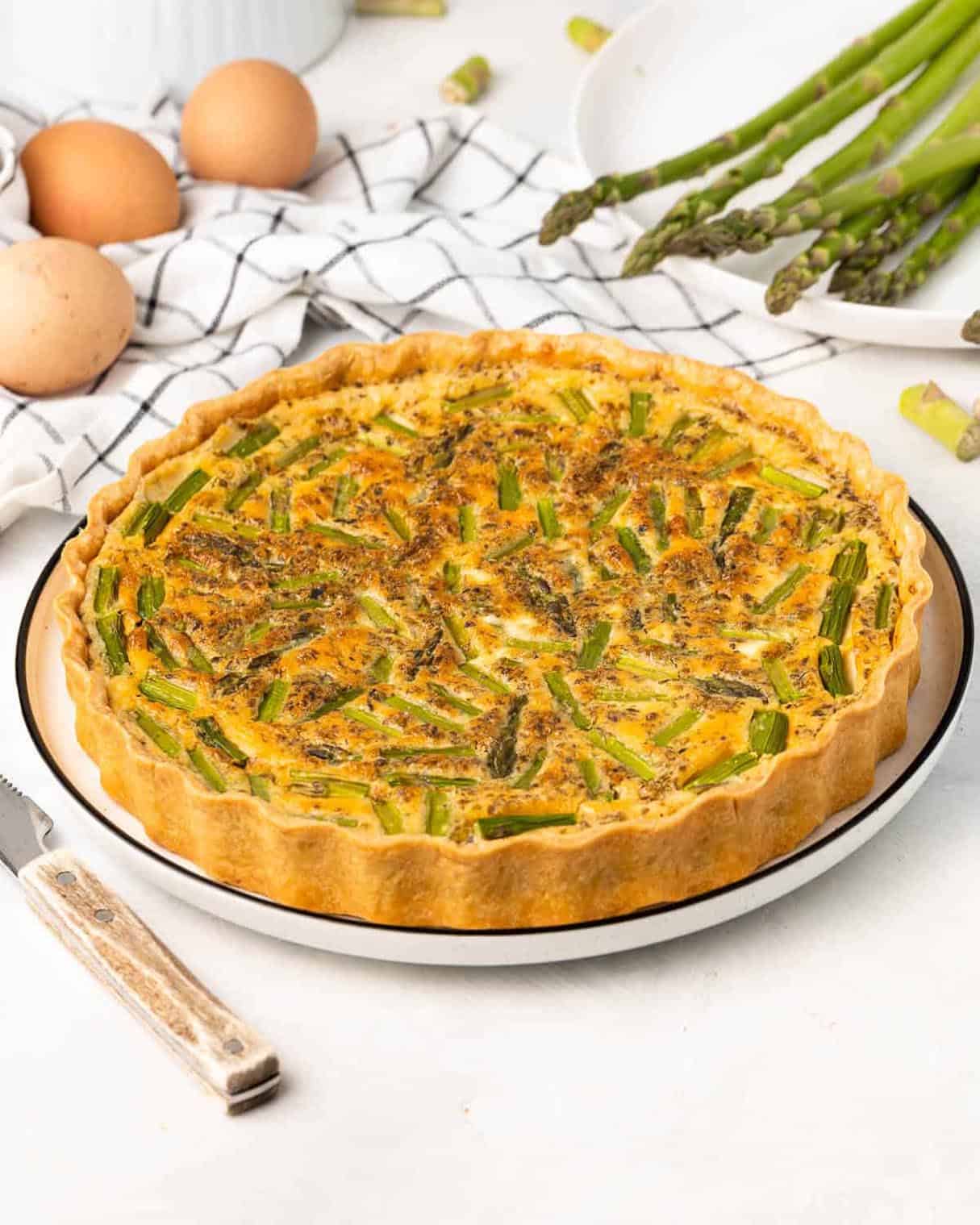Asparagus and Feta Quiche
