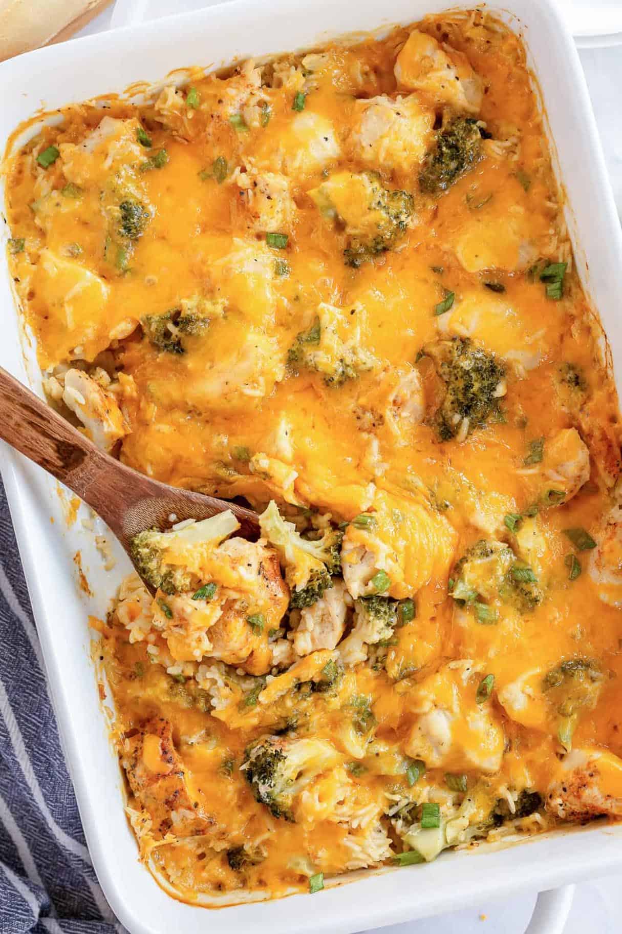 Chicken, Broccoli, & Rice Casserole with Curry