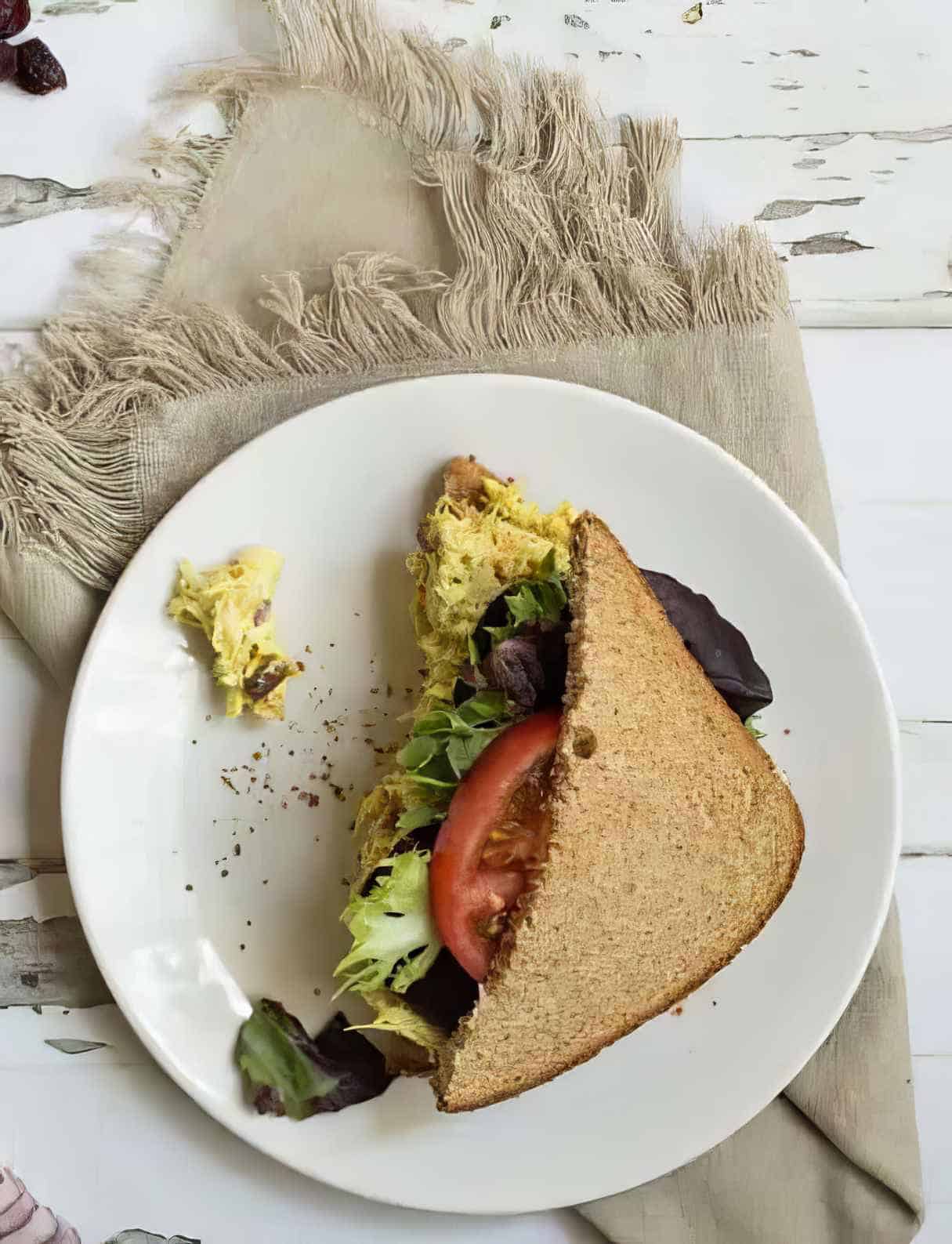 Curried Chicken Salad with Coconut