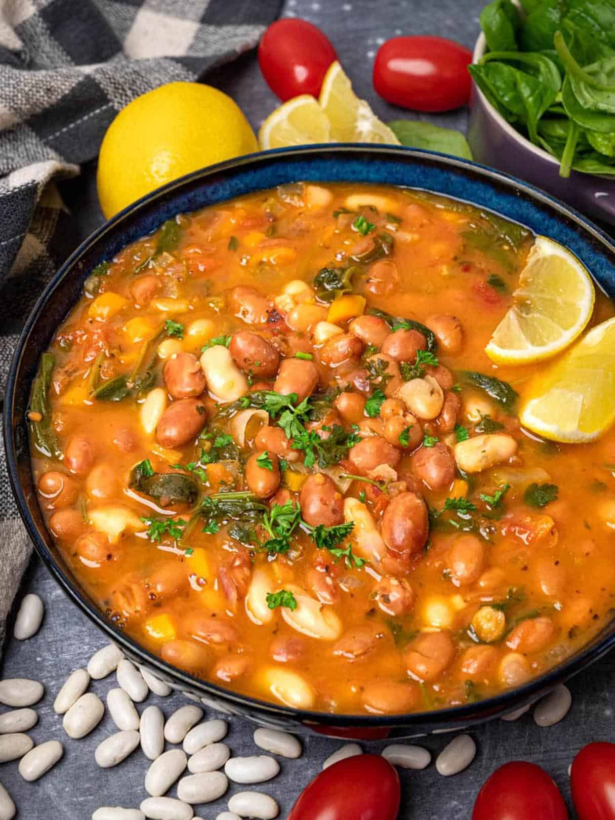 Easy Three Bean Soup (with Canned Beans)