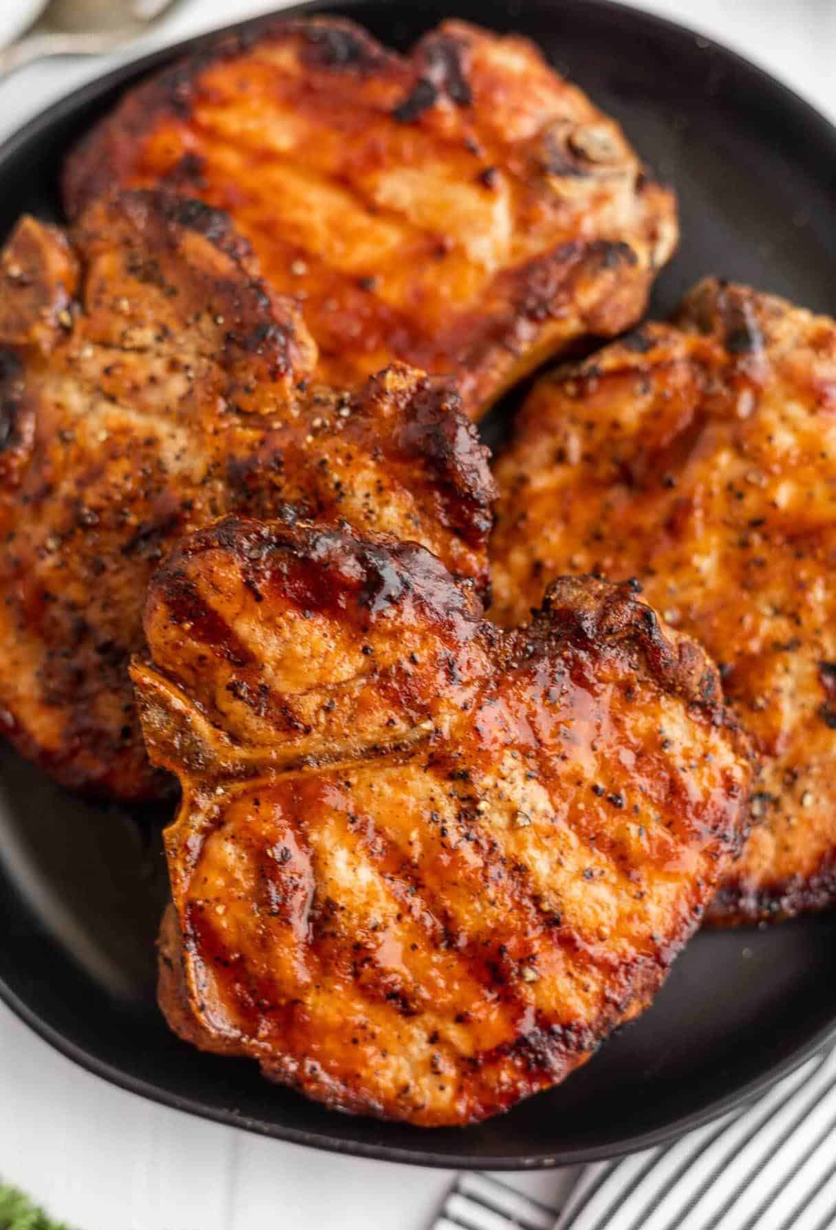 Grilled German Pork Chops