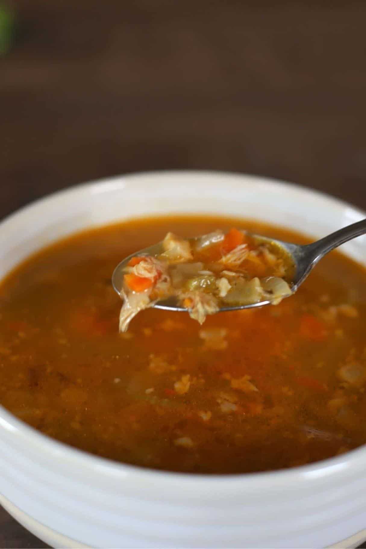Keto Instant Pot Rotisserie Chicken Soup