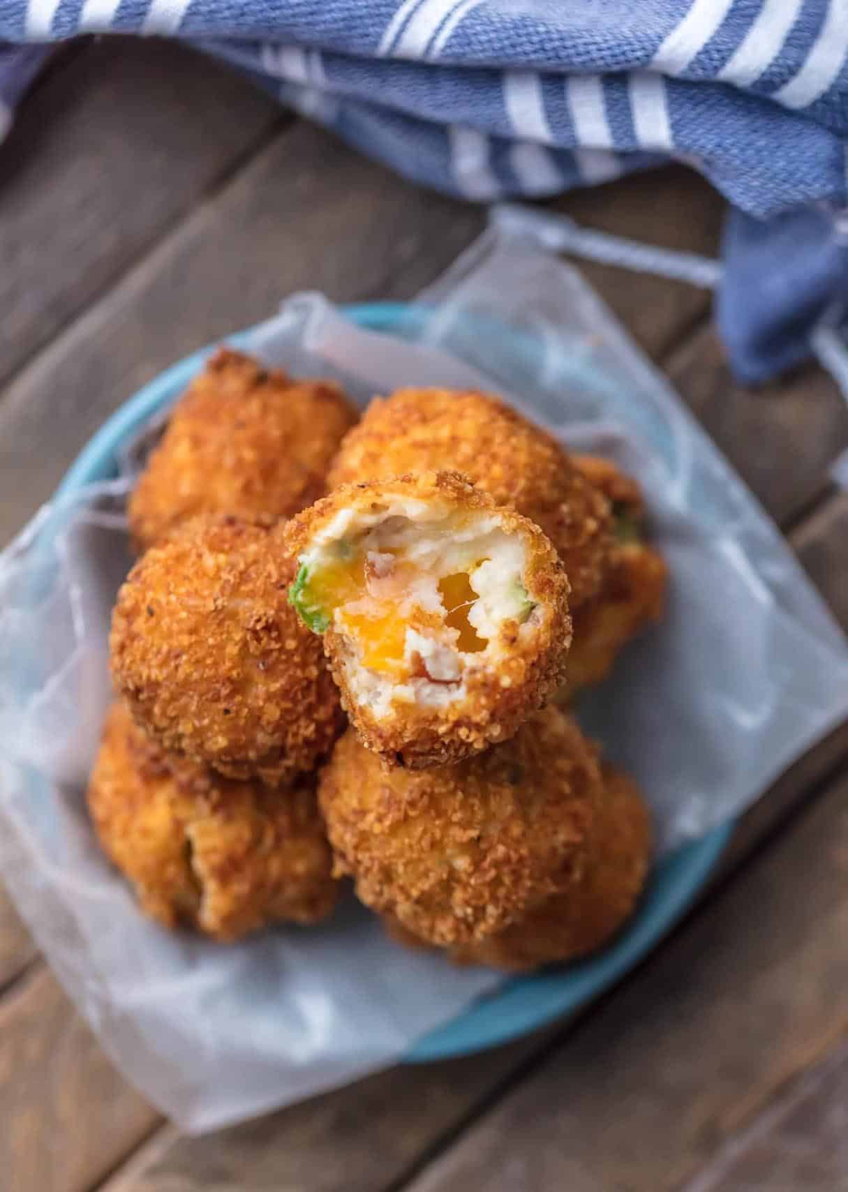 Mashed Potato Stuffing Bites