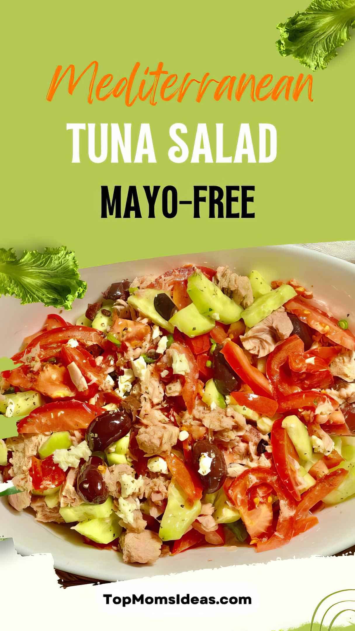 Mediterranean Mayo-Free Tuna Salad Popular Recipe