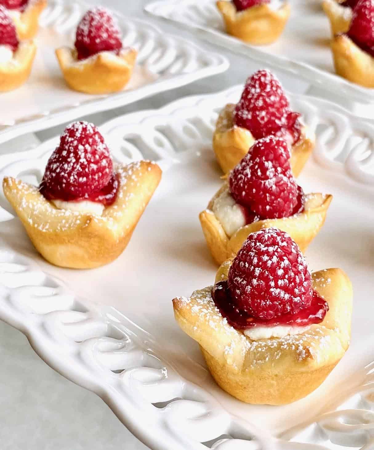 Raspberry Goat Cheese Bites