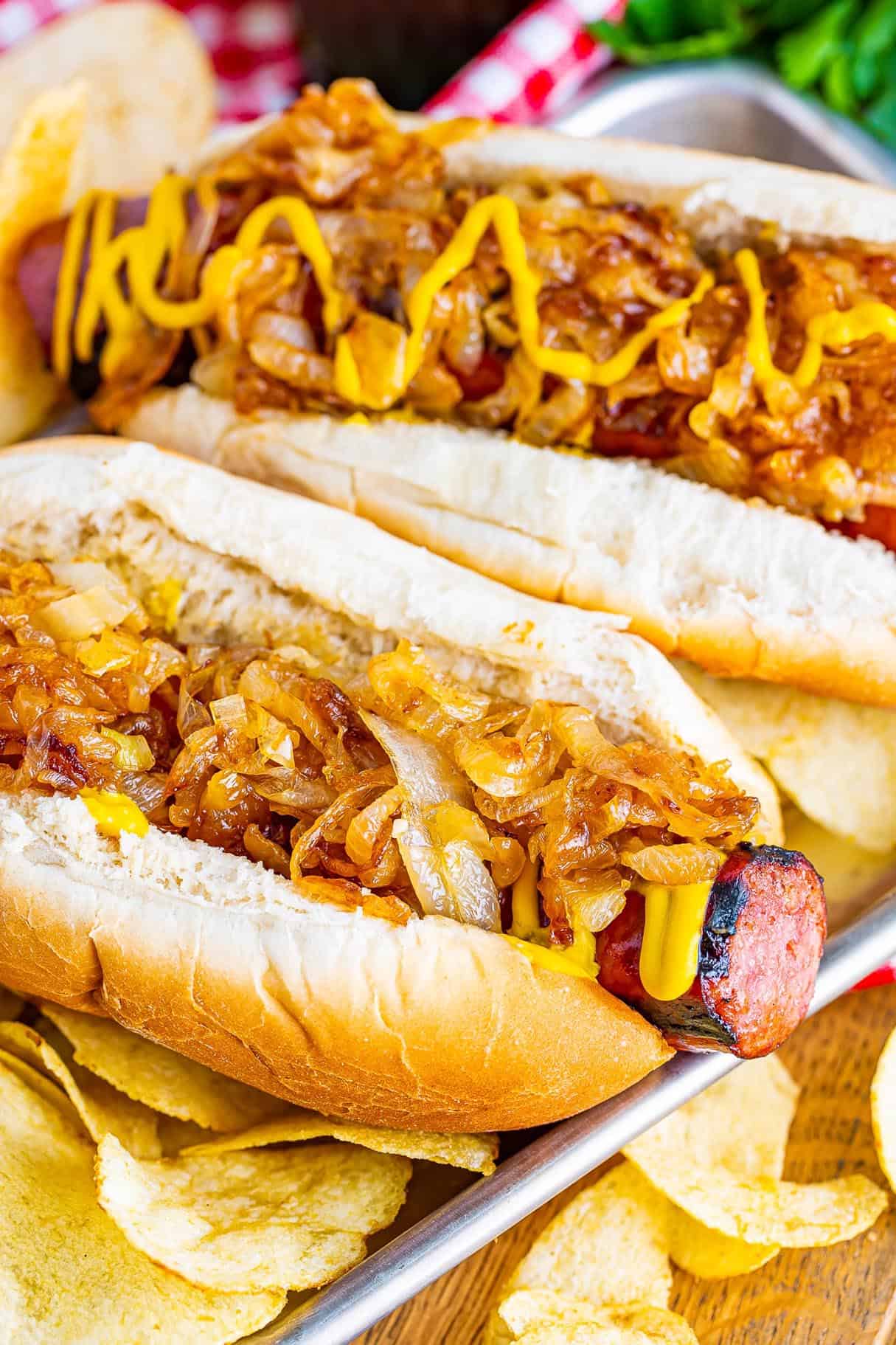 Simple and Delicious Maxwell Street Polish Sausage Sandwich