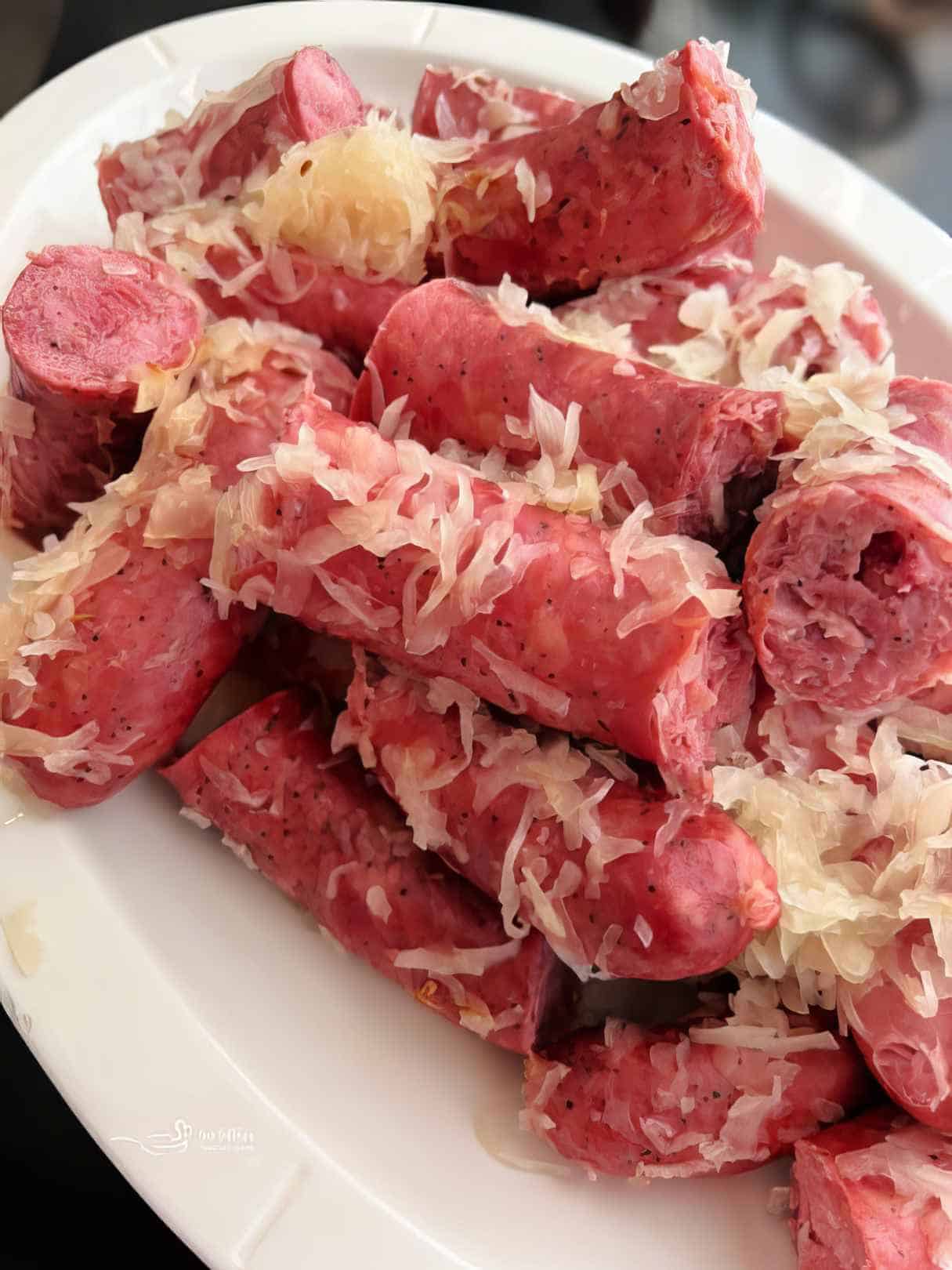 Smoked Polish Sausage and Sauerkraut