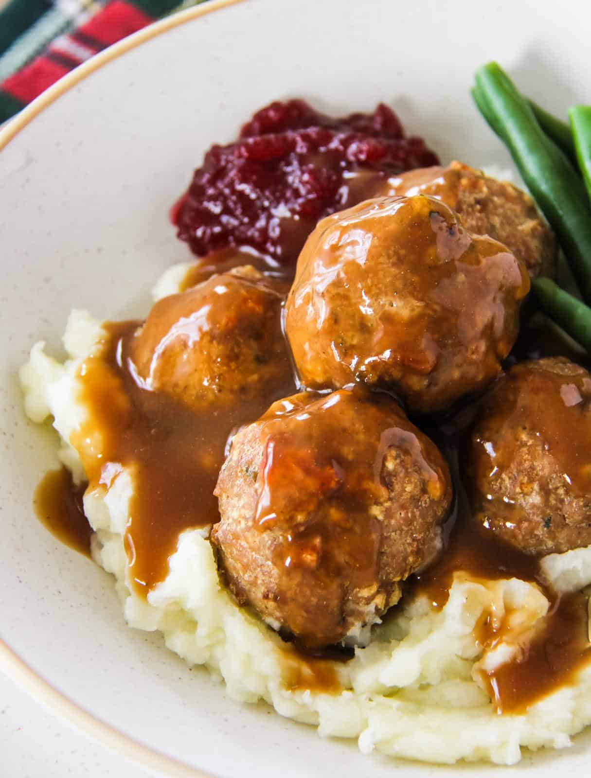 Stuffing Meatballs