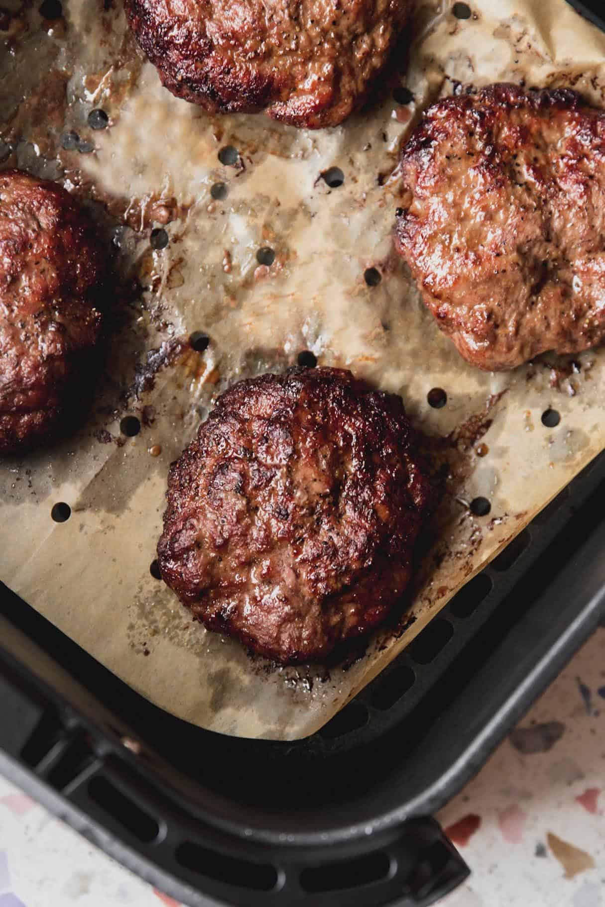 The Ultimate Air Fryer Lamb Burgers