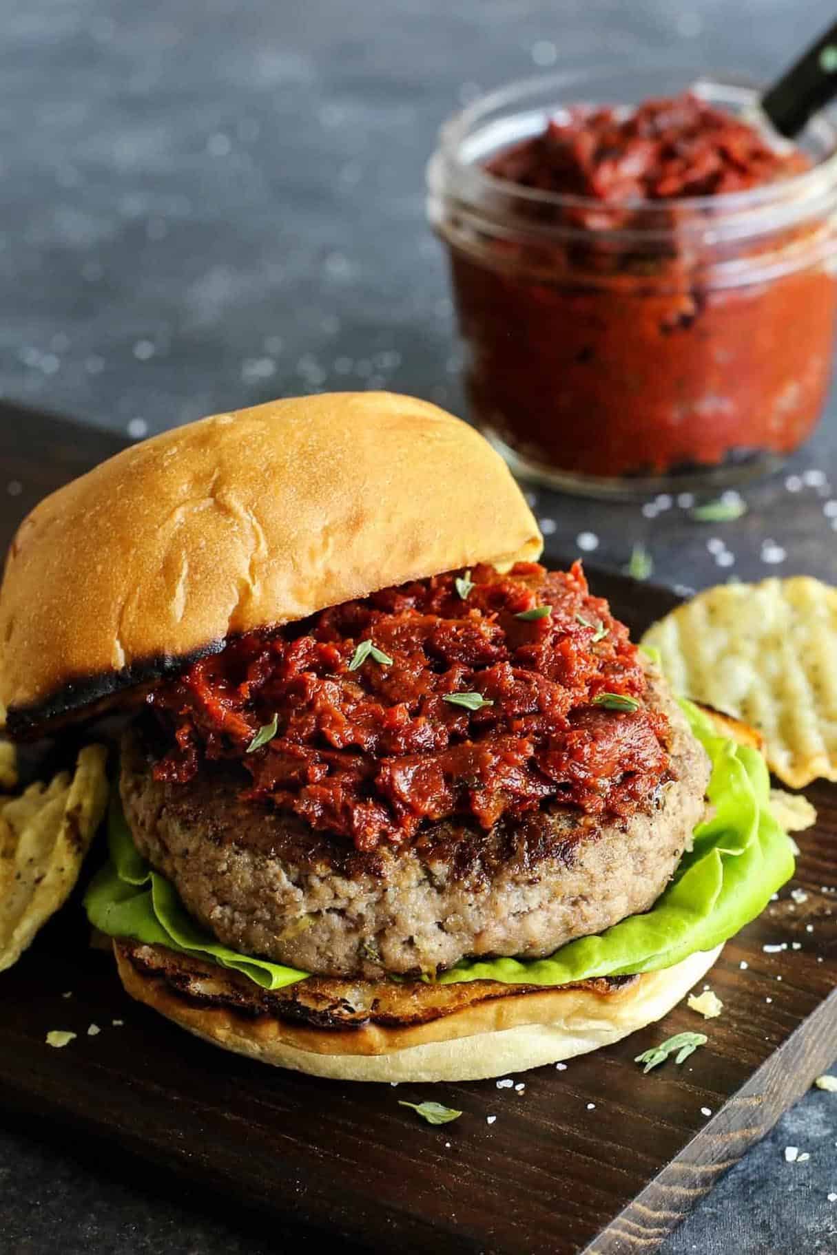 Turkey Stuffing Burgers