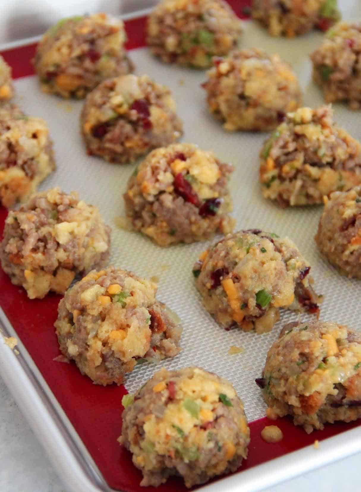 Turkey and Stuffing Balls