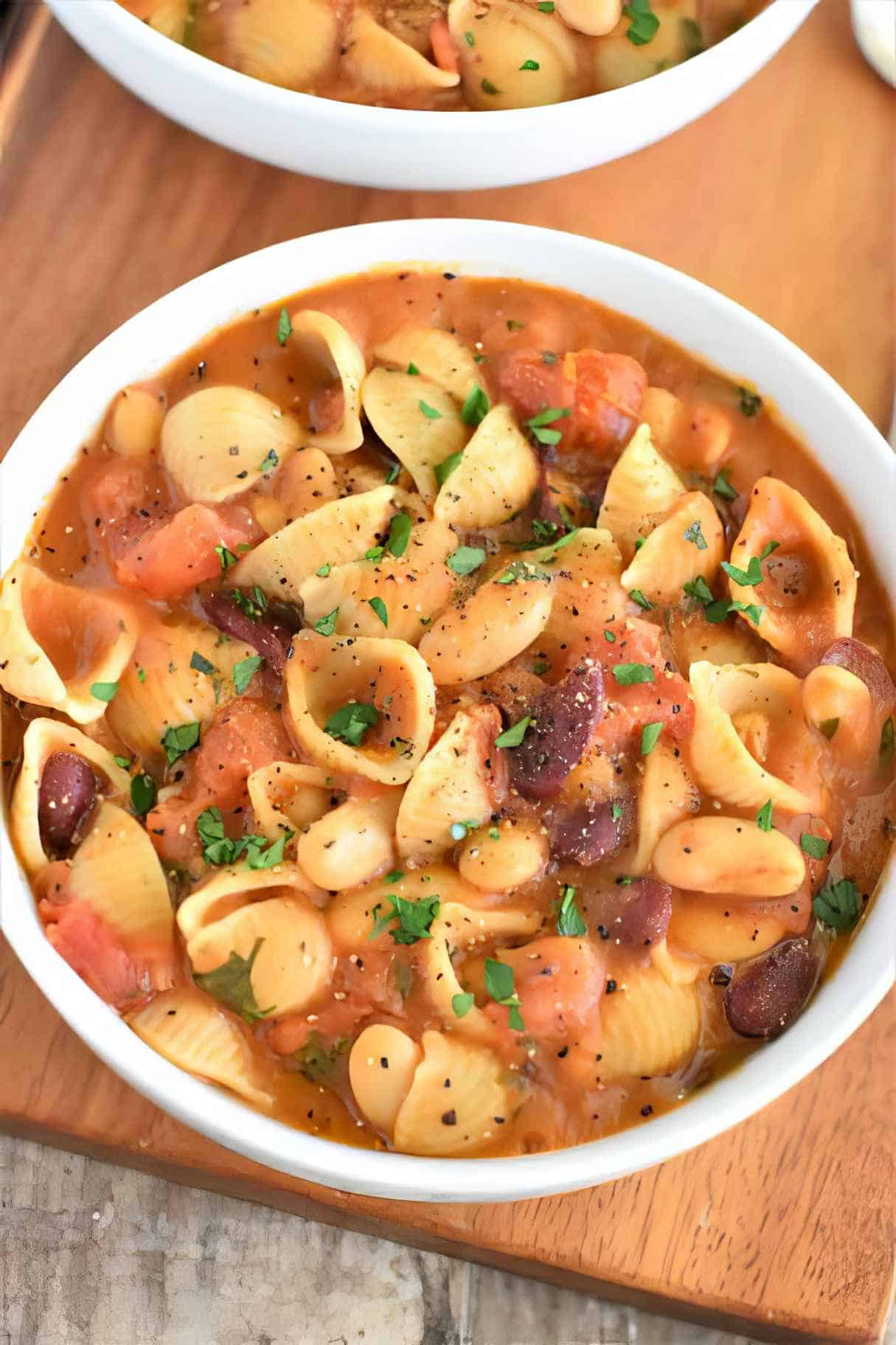 Vegan Pasta e Fagioli [Gluten-Free, Grain-Free]