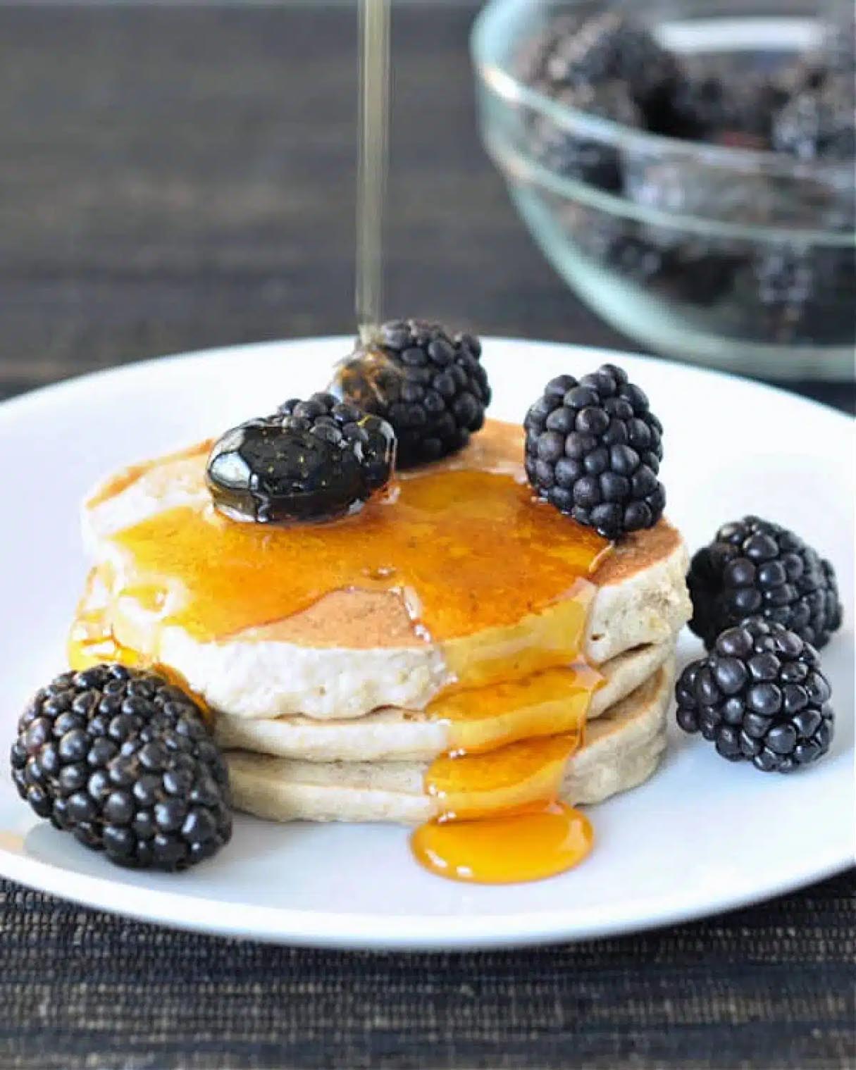 Buckwheat Hemp Banana Pancakes