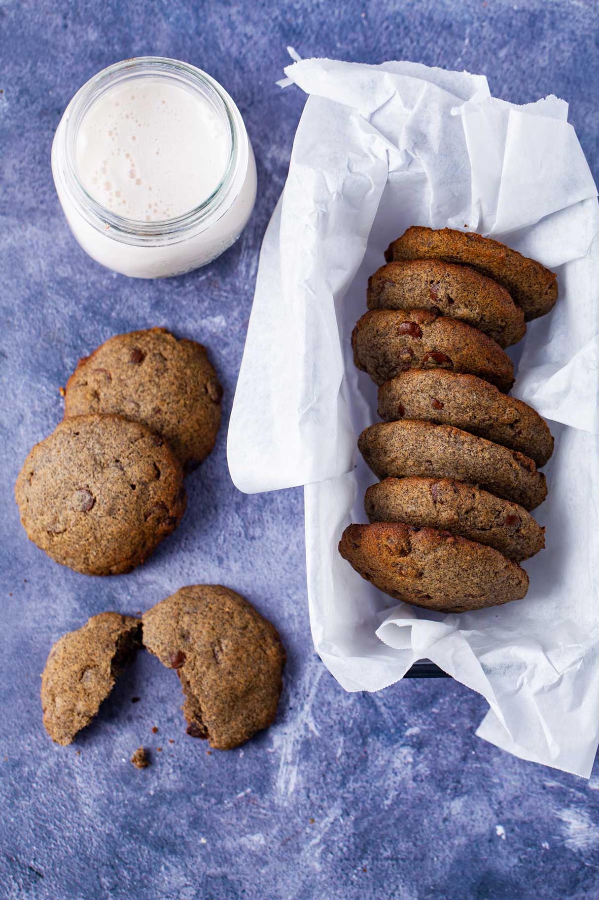 Buttery Buckwheat Chocolate Chips Cookies