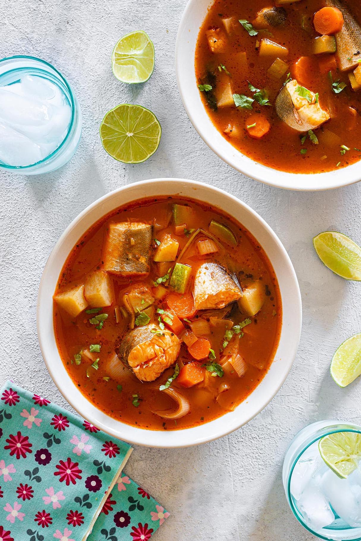 Caldo de Pescado - Mexican Soup with Fish