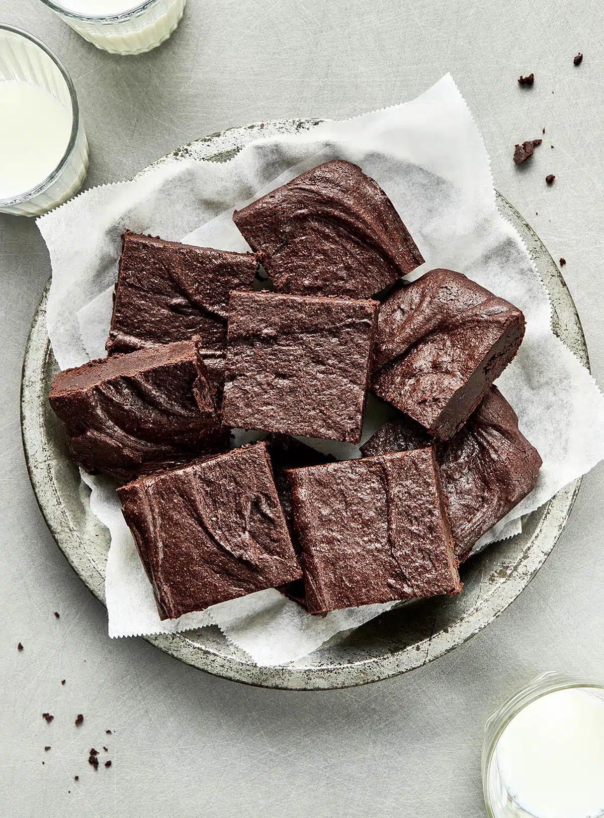 Double Chocolate Buckwheat Brownies (Gluten-free)