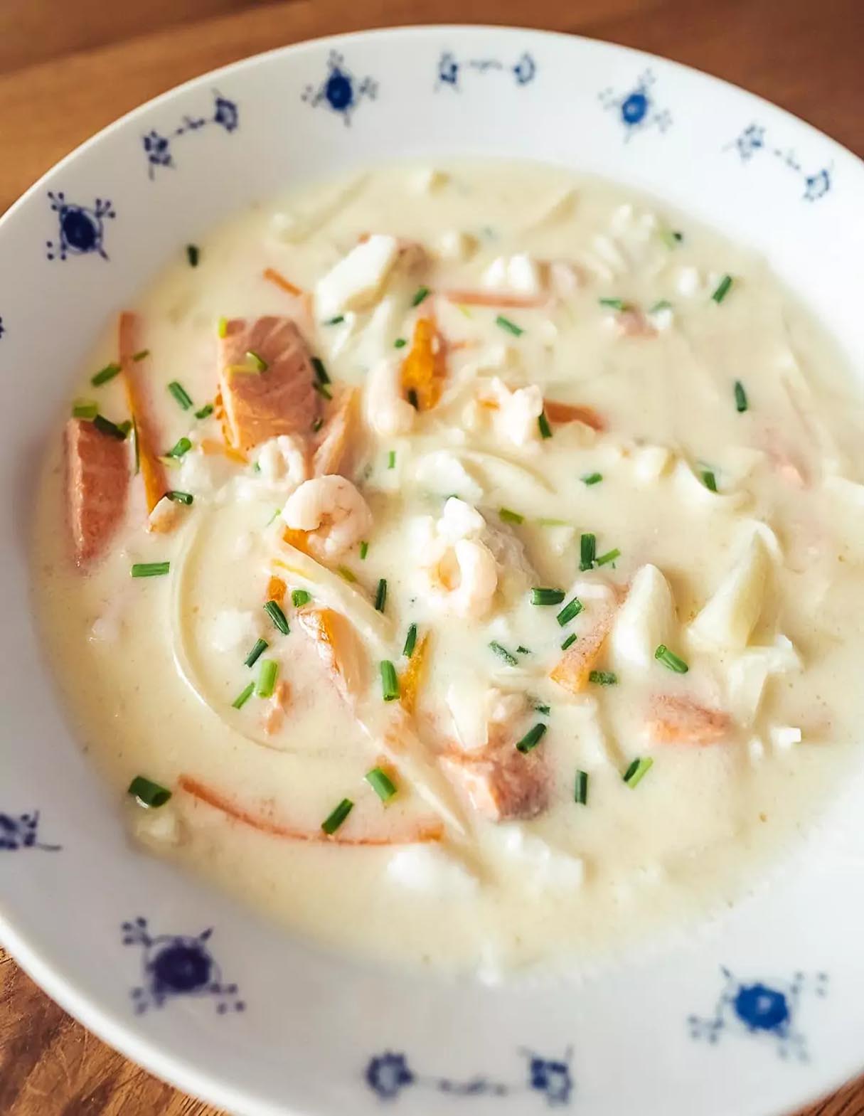 Fiskesuppe – Simple and Delicious Creamy Norwegian Fish Soup