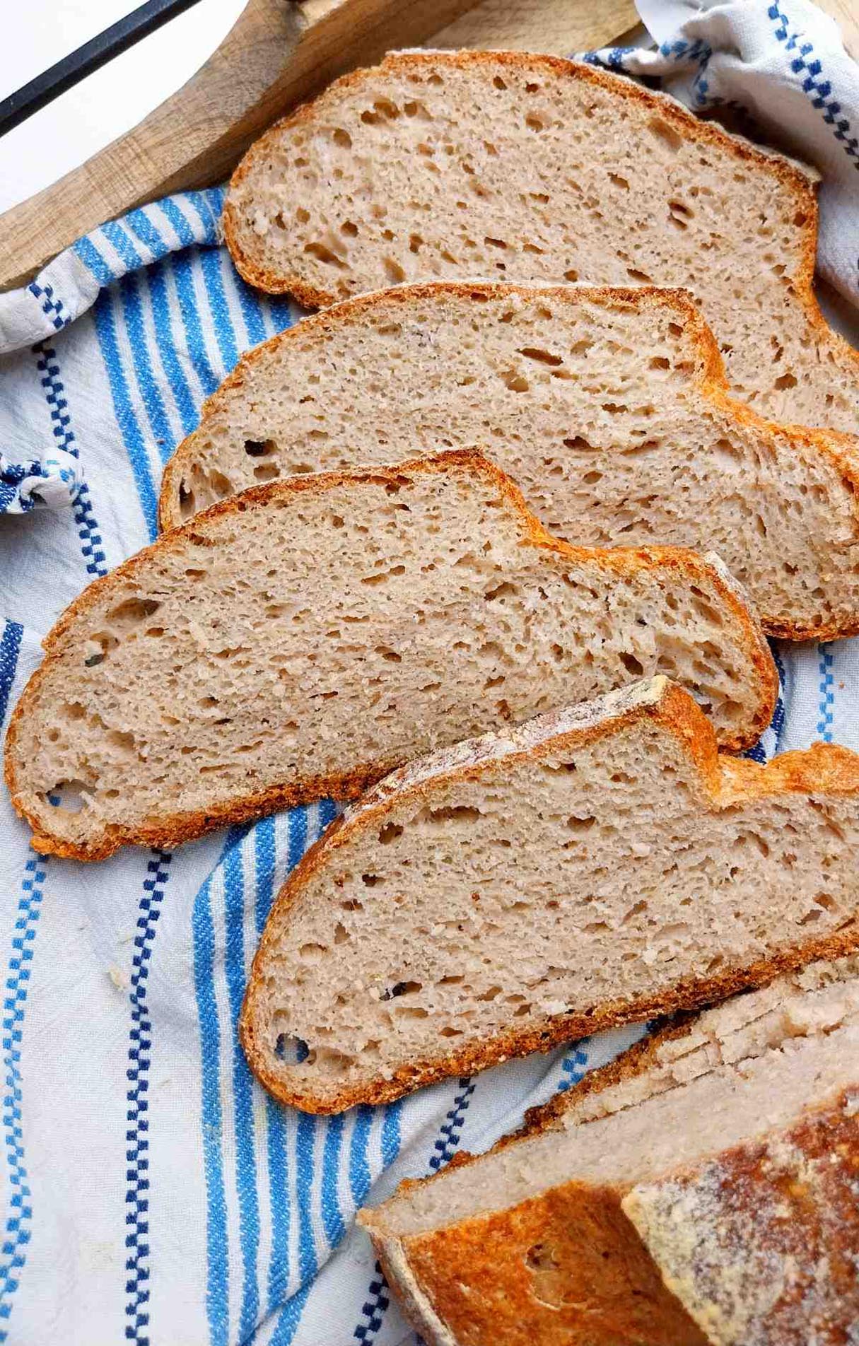Flavorful Buckwheat Sourdough Bread