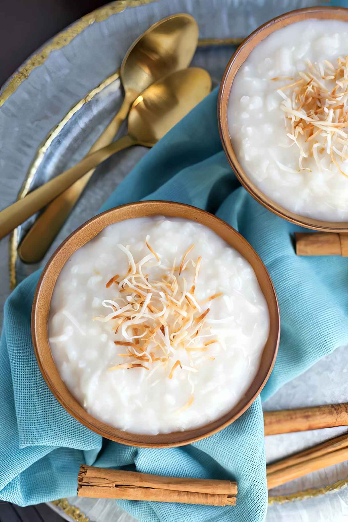 Flavorful Vegan Instant Pot Coconut Rice Pudding