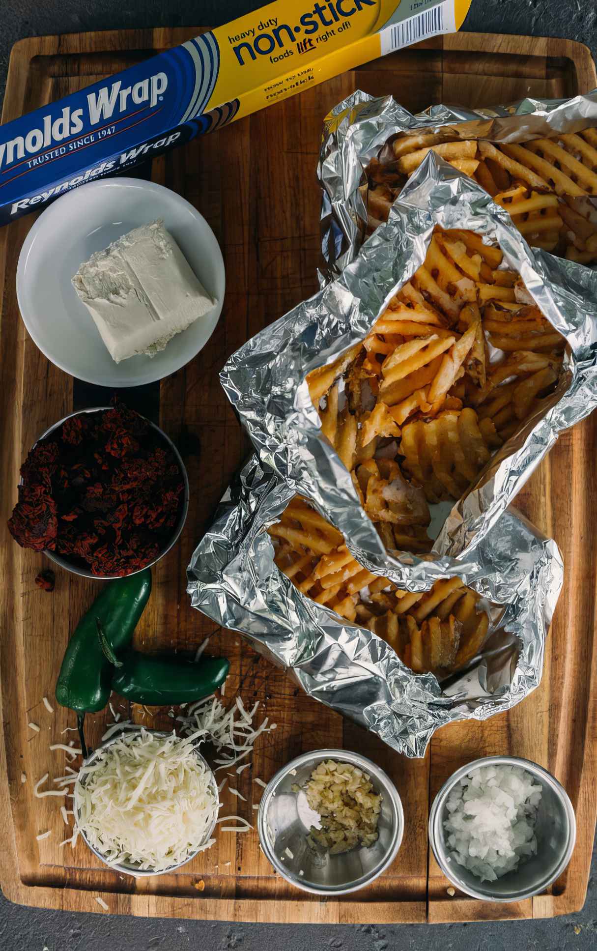 Grilled Jalapeno Popper Fries