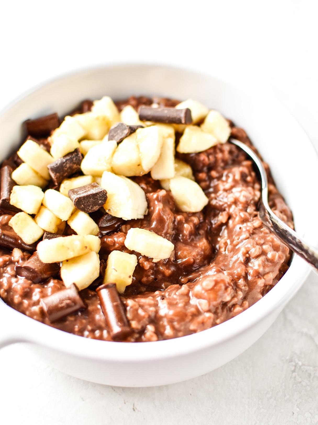 Healthy Chocolate Instant Pot Steel Cut Oats