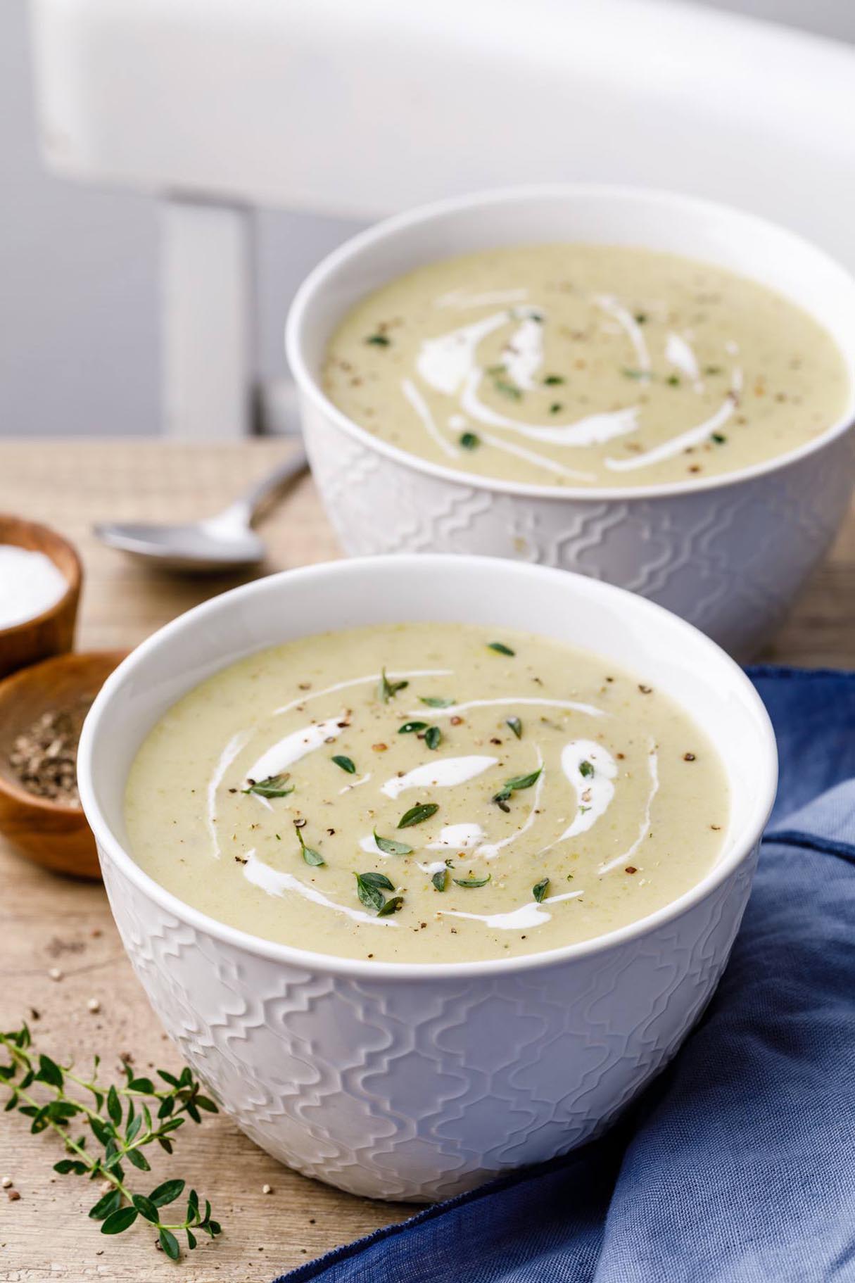 Instant Pot Potato Leek Soup
