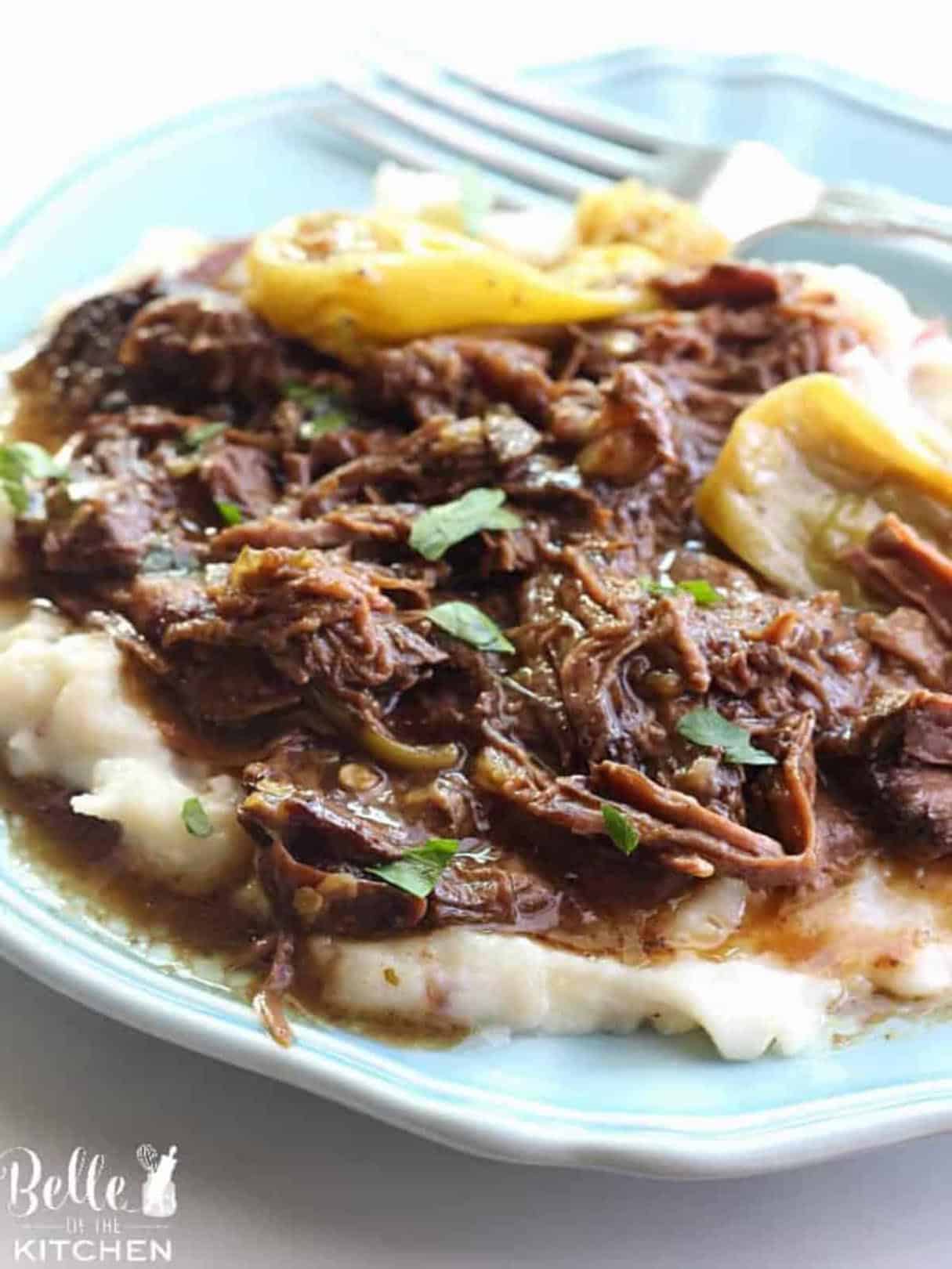 Mississippi Pot Roast {The BEST Pot Roast EVER}