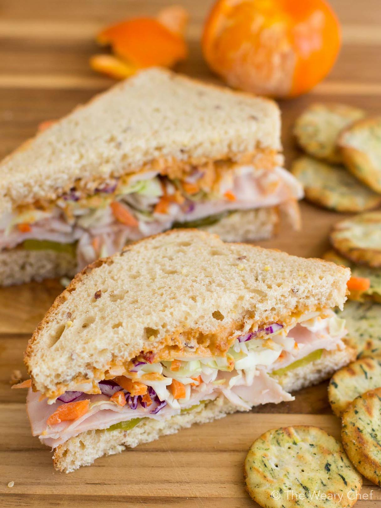 Rachel Turkey Sandwich with Coleslaw