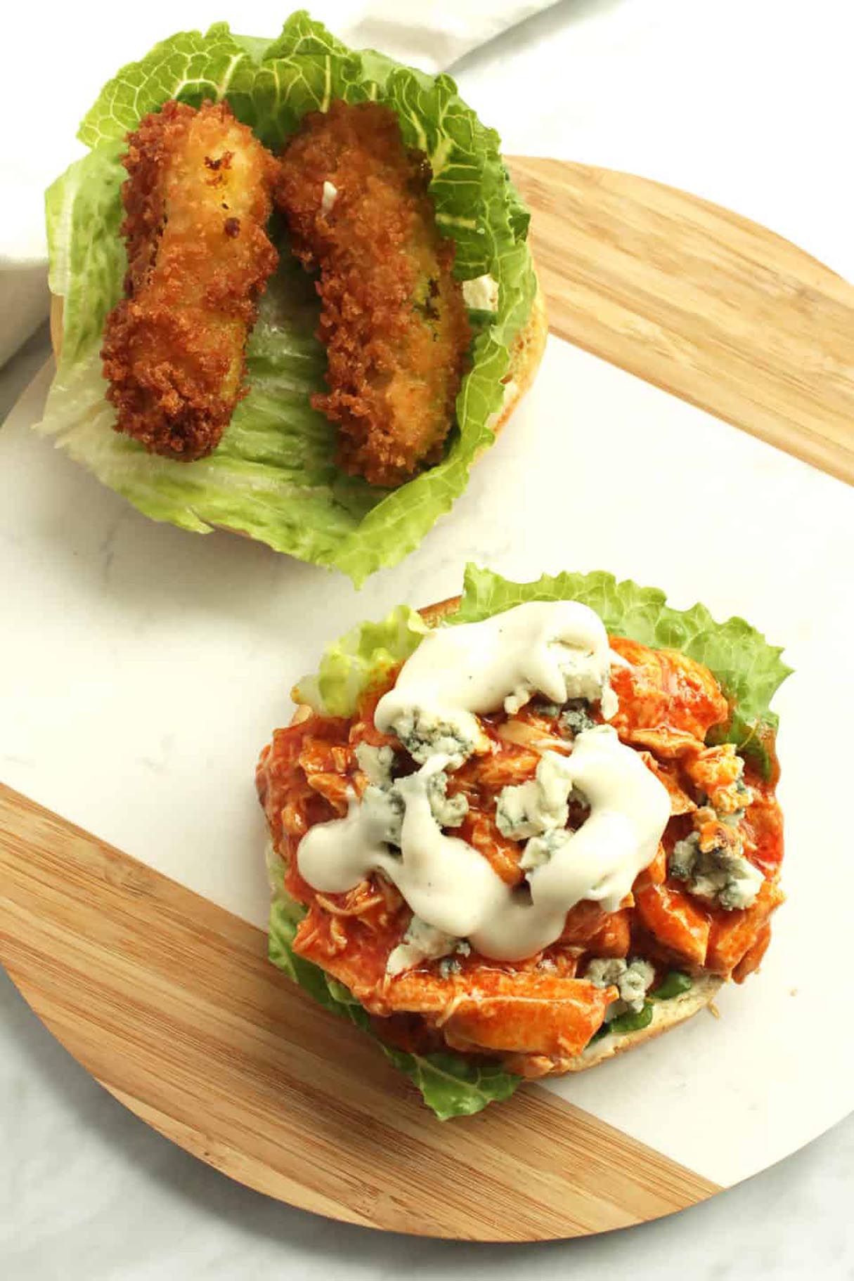 Shredded Buffalo Chicken Sandwich