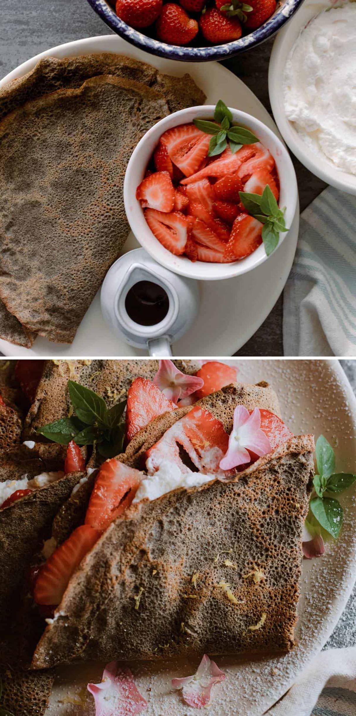 Thin and Tender Buckwheat Crepes