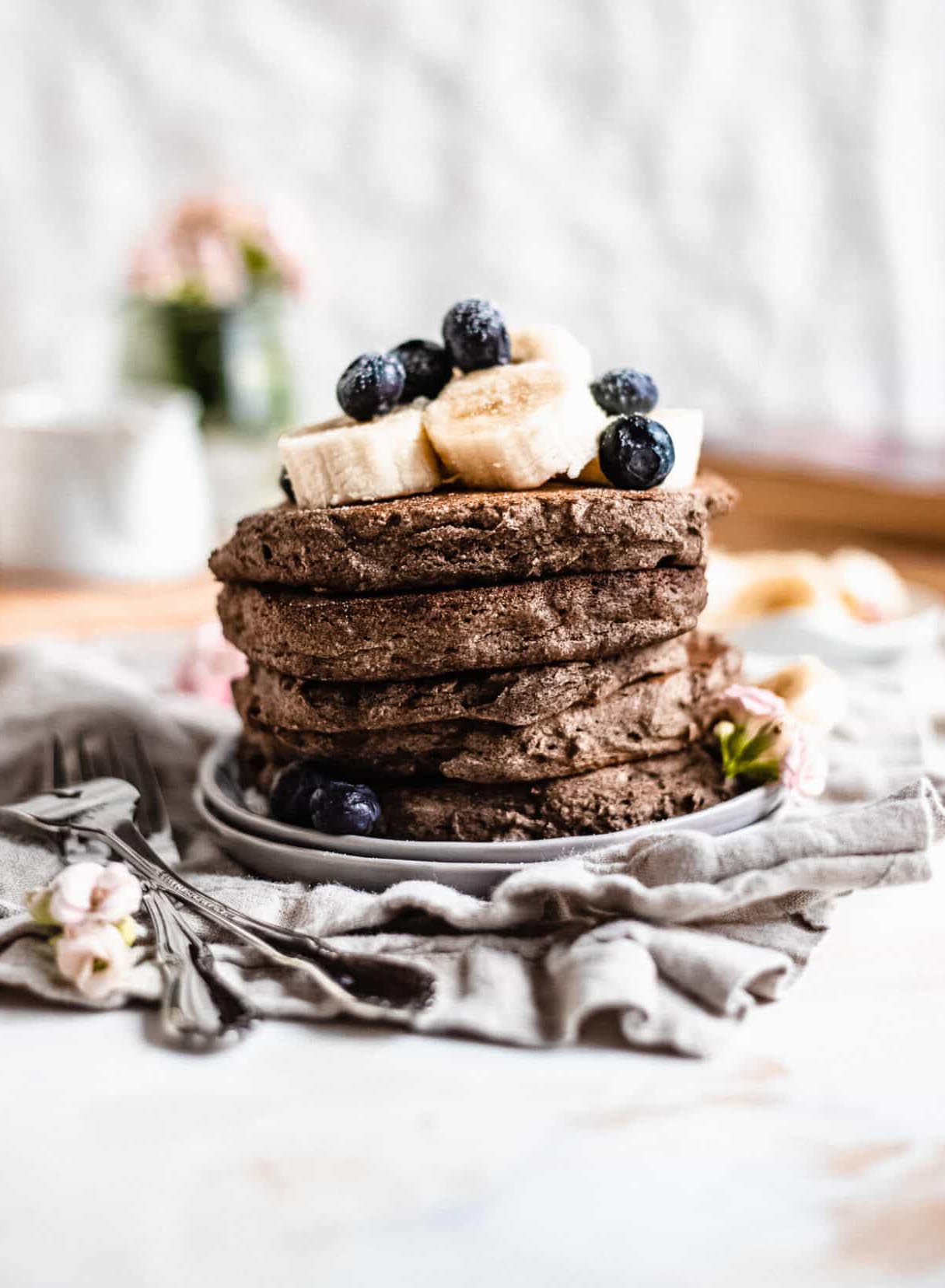 Vegan Buckwheat Pancakes {GF, DF}