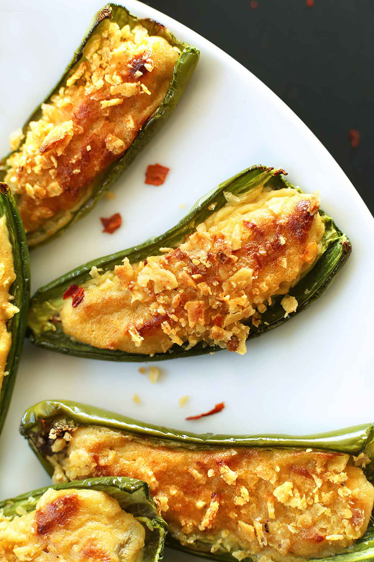 Vegan Cheesy Jalapeño Poppers
